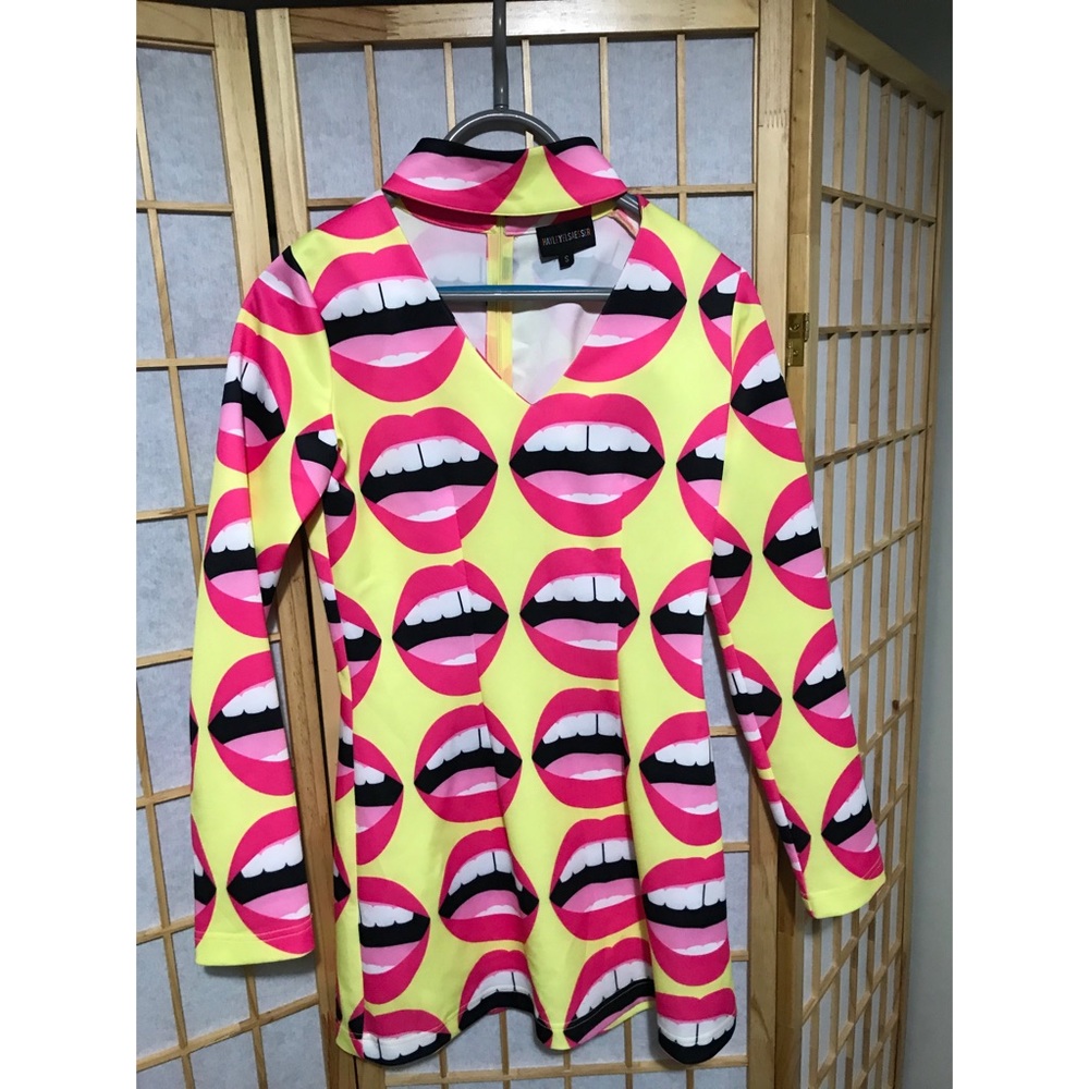 hayley elsaesser mouthy mini dress